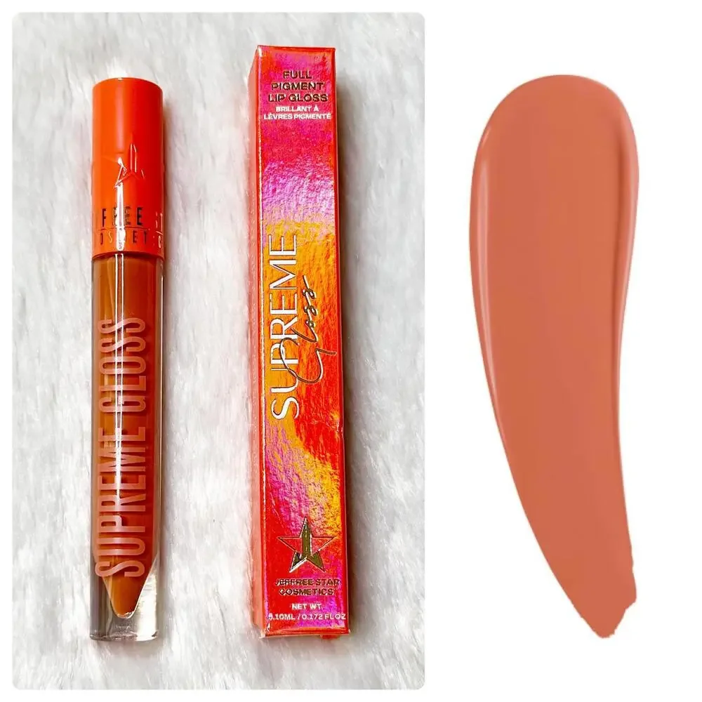 NIB Jeffree Star Supreme Gloss Full Pigment Lip Gloss Nude Garden 5.10ml